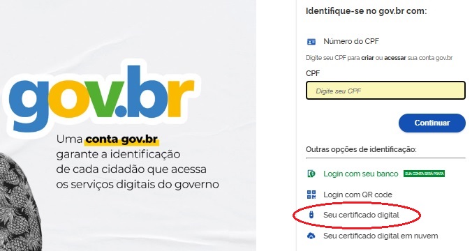 login govbr