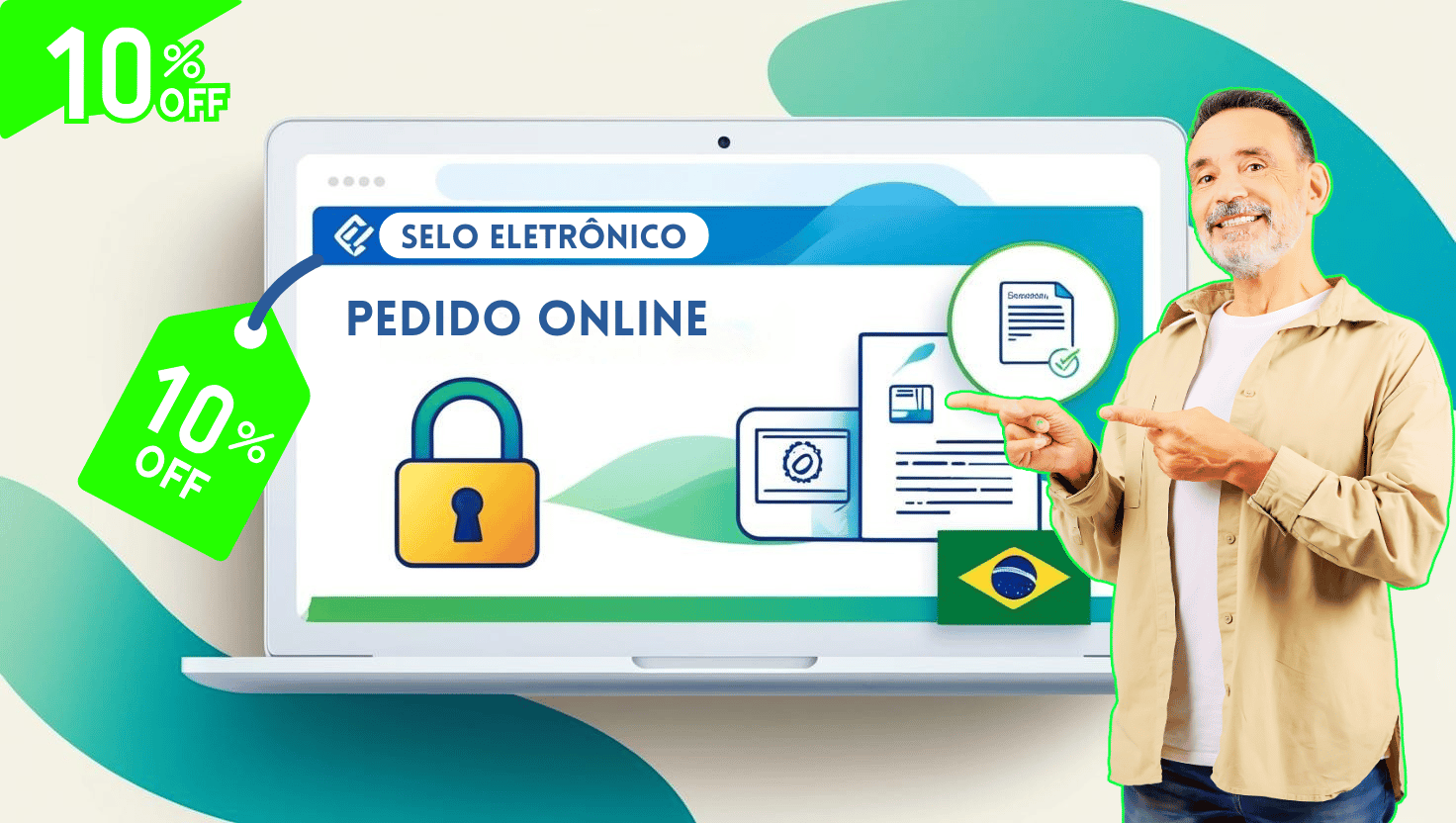 comprar selo eletrônico