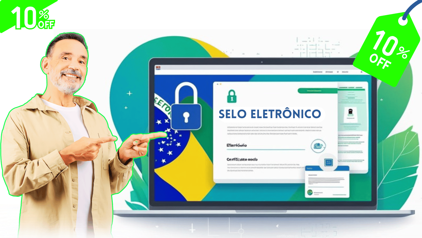 compra de selo eletrônico com desconto